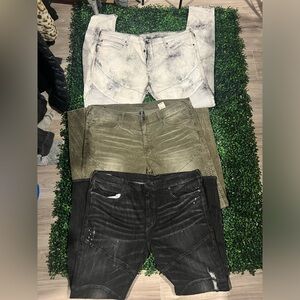 True Religion Men’s Rocco Jeans Size 42 Relaxed Skinny Bundle of 3